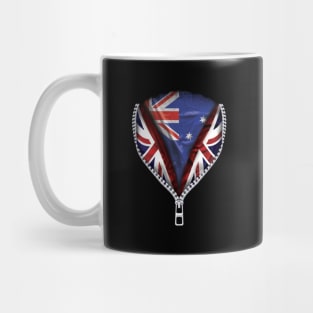 Australian Flag  Australia Flag zipped British Flag - Gift for Australian From Australia Mug